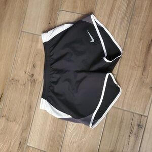 Black Nike xsmall running shorts